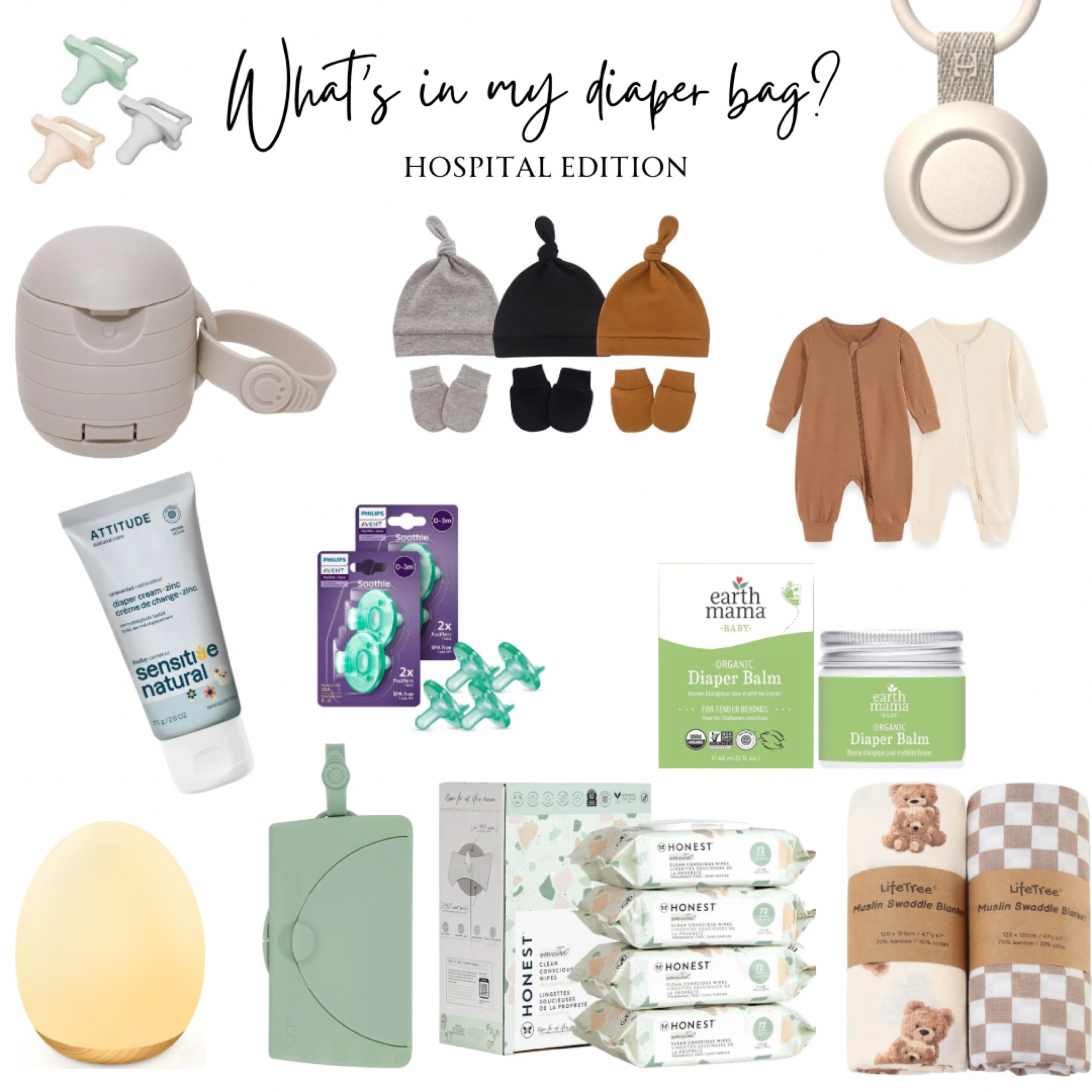 Baby’s diaper bag / hospital editionn