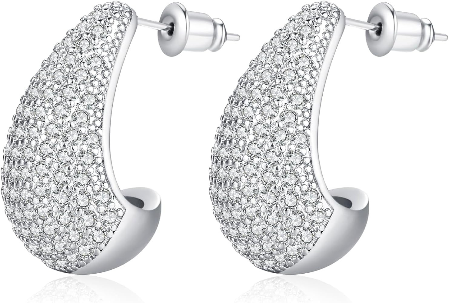 Tear Drop Earrings Dupes for Women, Lightweight Waterdrop Chunky Gold Hoops hypoallergenic Earrin... | Amazon (US)