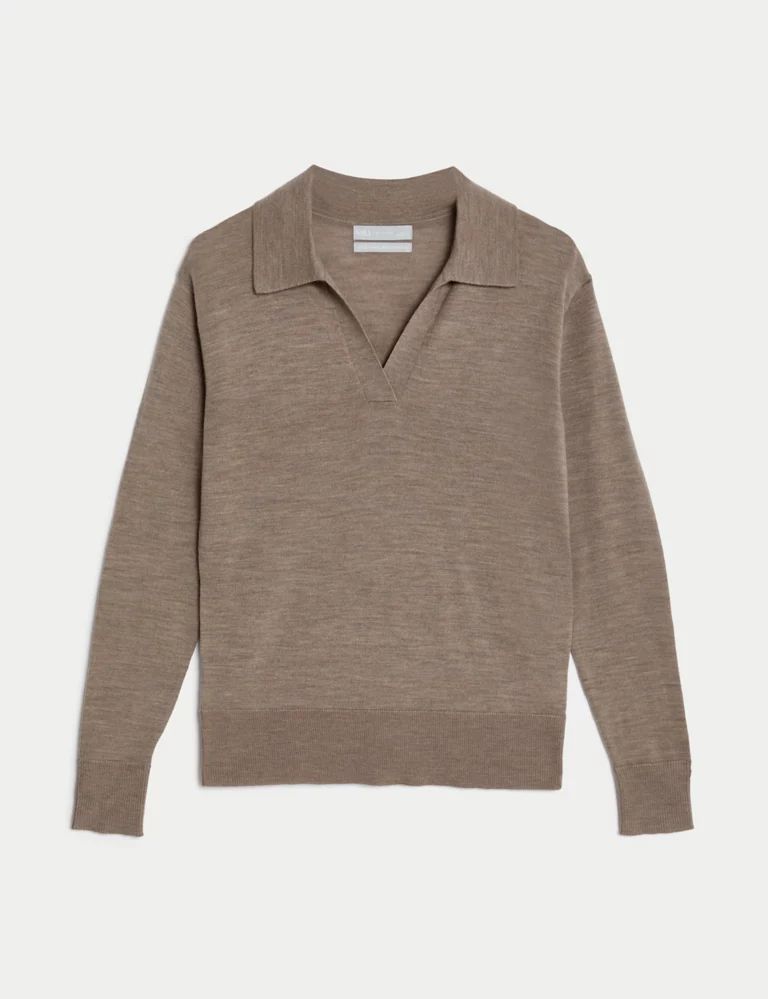Pure Merino Wool Collared Jumper | Marks & Spencer (UK)