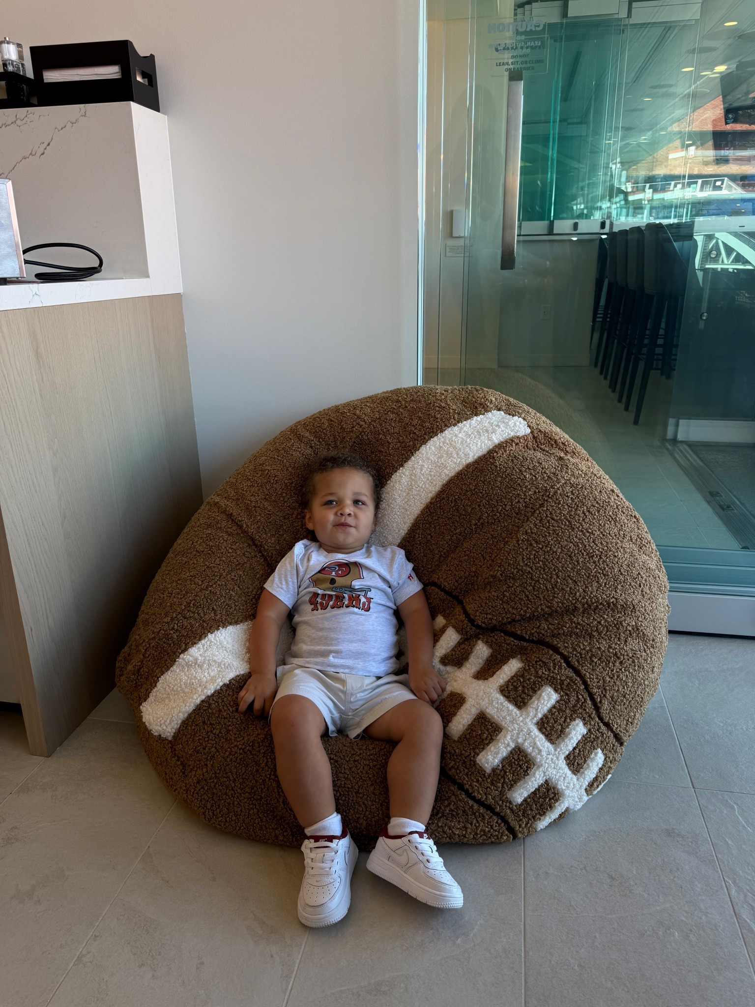 The football bean bag chair was a hit! Exact chair is from PB teen, linked similar at different price poinfootball

#LTKSeasonal #LTKFamily