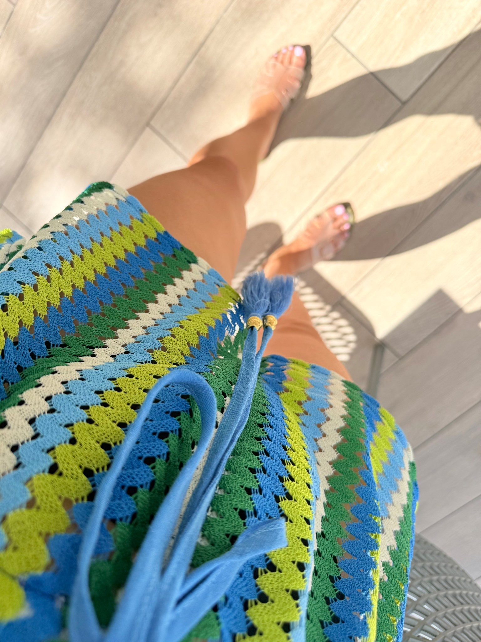 Crochet coverup shorts! 

I love an easy throw and go! Comes in tons of colors. I sized up to a medium. 

Jelly sandals 🩴  run TTS 

#LTKootd #LTKSeasonal