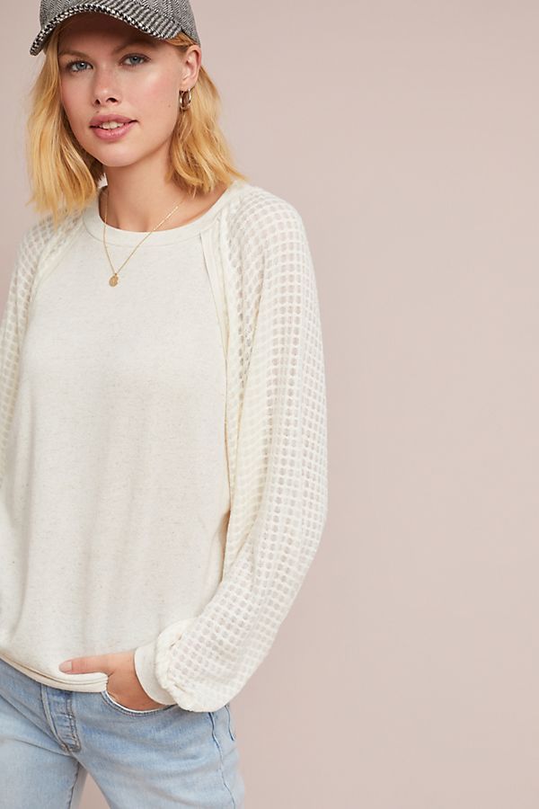 Nordic Waffle Pullover | Anthropologie (US)