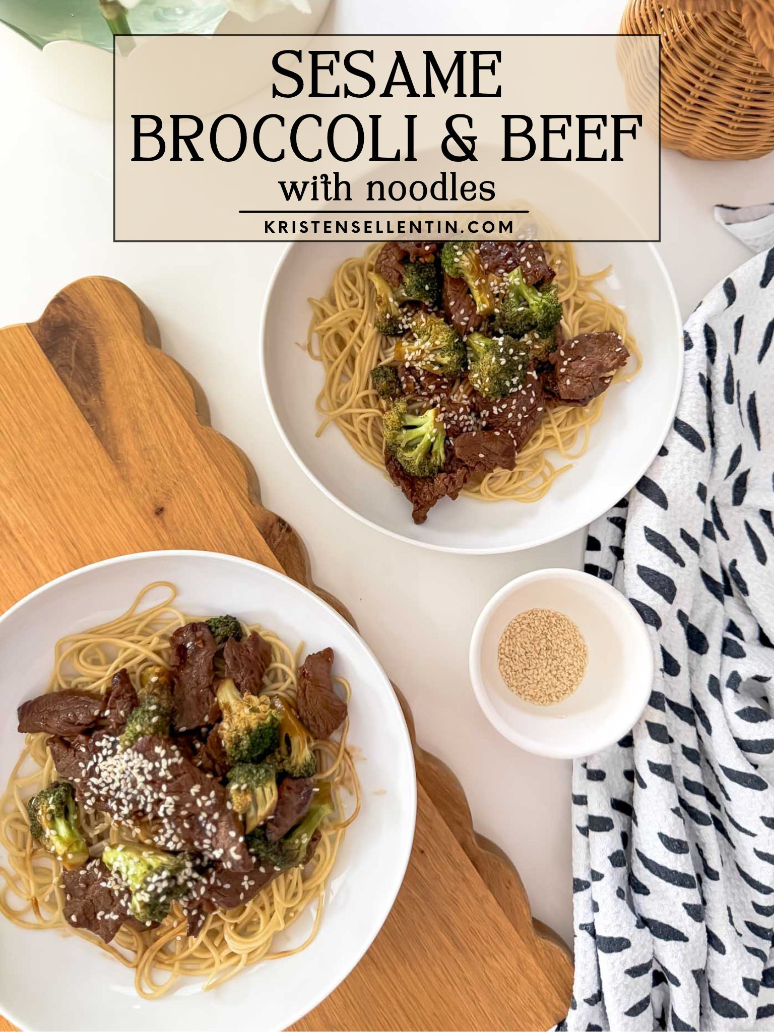 30-Minute Sesame Broccoli & Beef over Noodles 😍

The recipe is on my website www.kristensellentin.com

#LTKmomlife #LTKfoodie #LTKHome