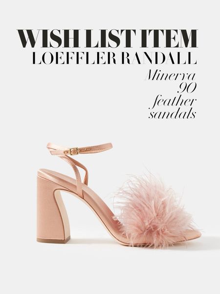 Fabulous sandals for a fabulous new year 💗
Loeffler Randall Minerva 90 feather-trim satin sandals | Designer shoes | Feather heels | Pale pink | Silk shoes | High fashion designer | Statement shoes 

#LTKparties #LTKSeasonal #LTKshoecrush