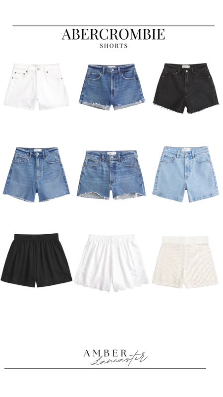 Abercrombie shorts! 

Denim, bottoms, summer style, spring, white, beach, vacation 

#LTKstyletip #LTKfindsunder50 #LTKfindsunder100