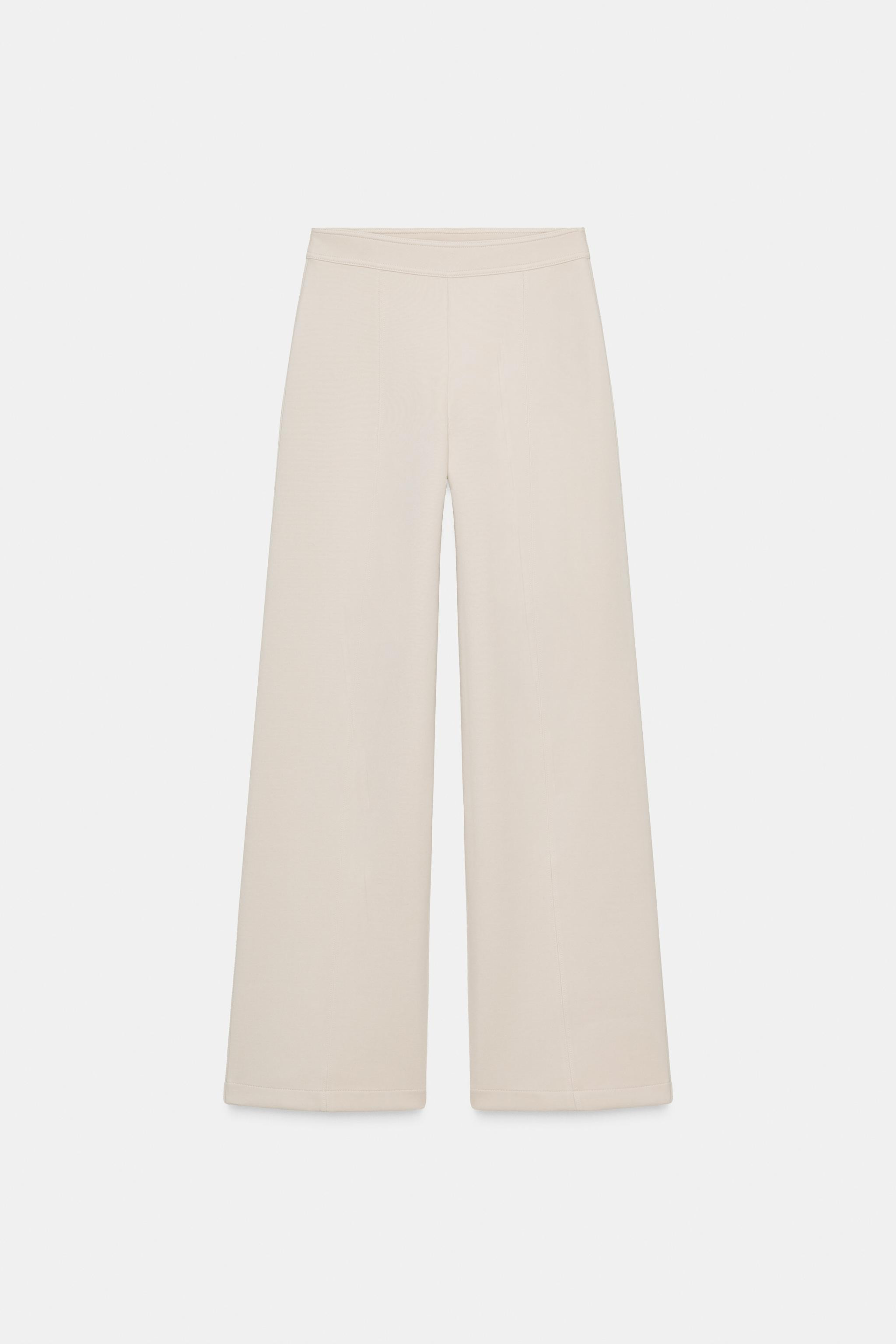 PANTALÓN RECTO INTERLOCK | Zara UK