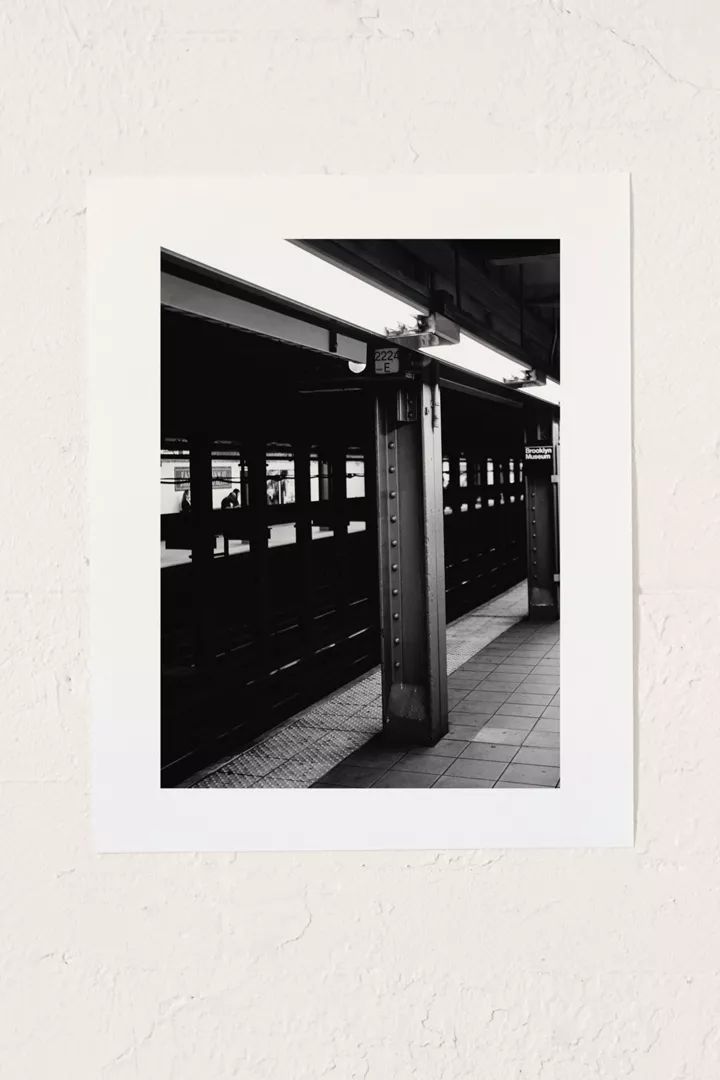 Bethany Young Photography Brooklyn Subway Art Print | Urban Outfitters (US and RoW)