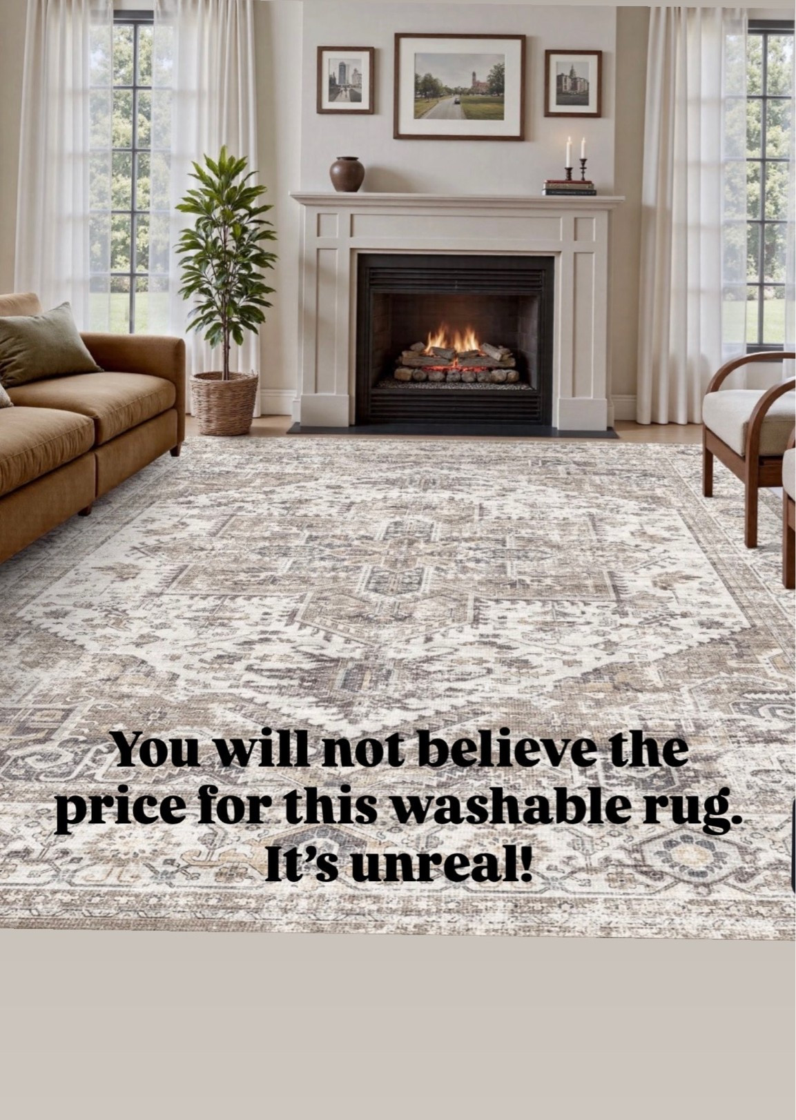 This price is unreal for this washable rug! I love the Taupe color.

#LTKSaleAlert #LTKHome