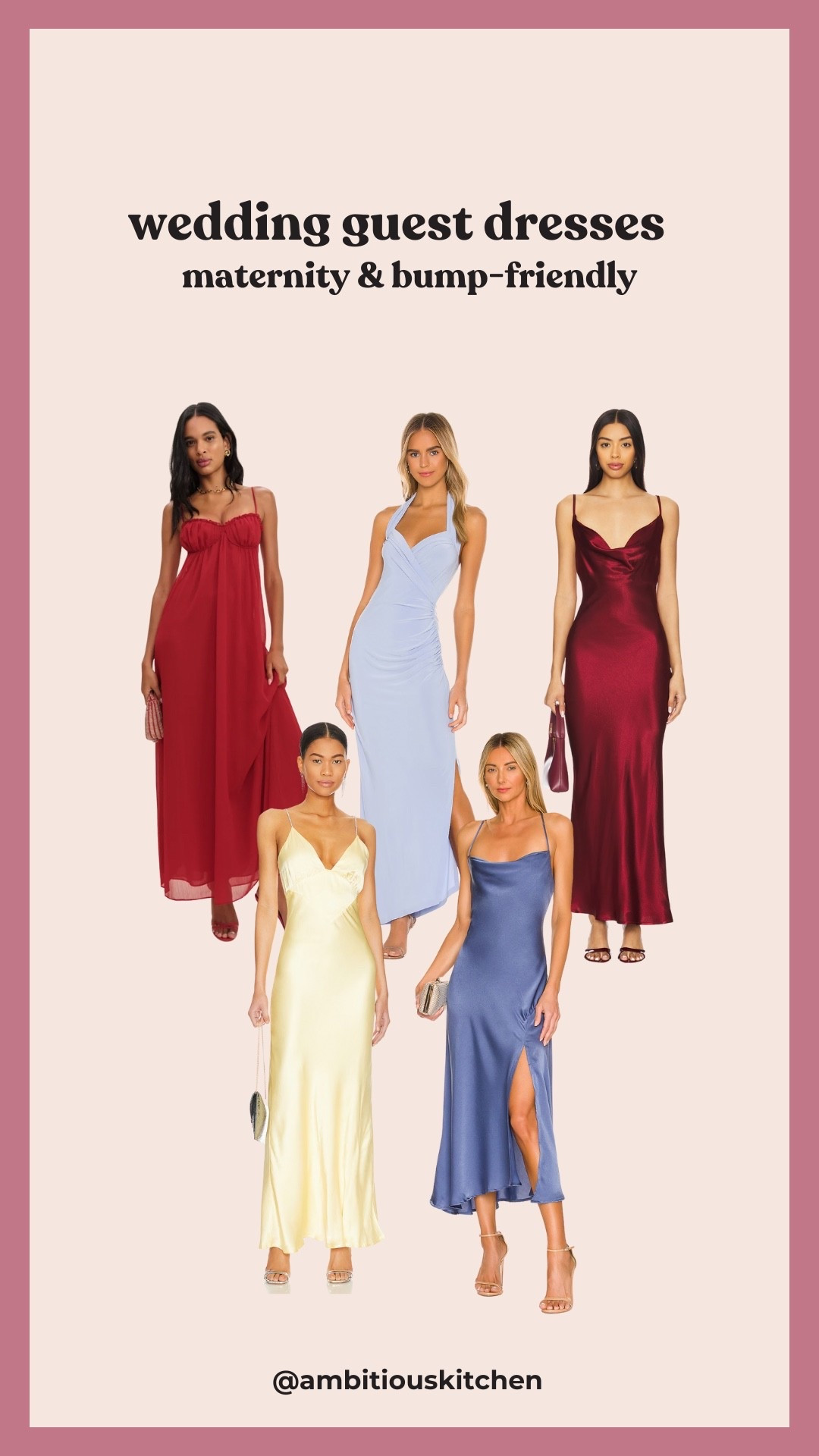 maternity and bump-friendly  wedding guest dresses! 

#LTKStyleTip #LTKBeauty #LTKBump