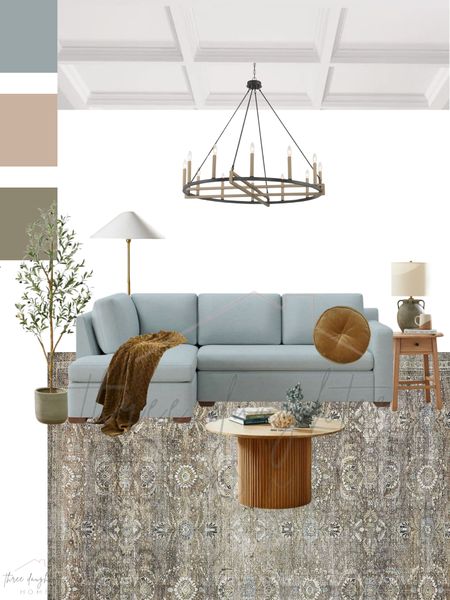 Latest design for a couple of new homeowners and their sweet family of four.


living room, sectional, round coffee table, fluted coffee table, olive tree (on sale!), modern chandelier, large chandelier, living room chandelier, target home, pottery barn, living room design, family room, family room design 

#LTKstyletip #LTKfamily #LTKhome