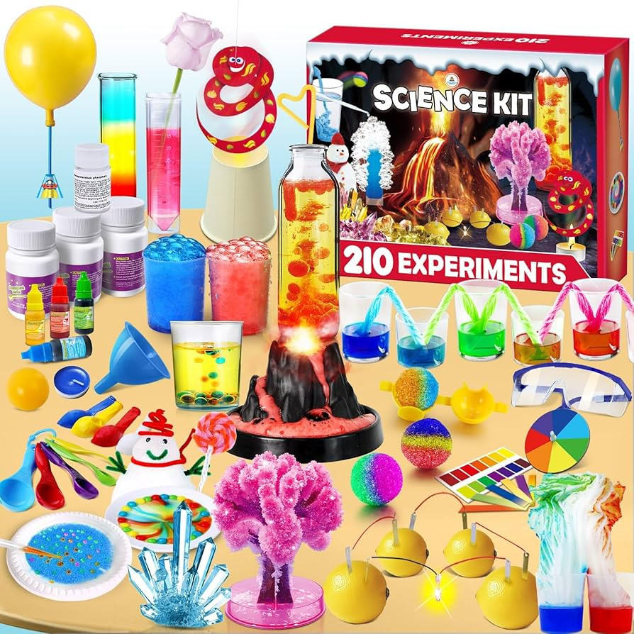 UNGLINGA 210 Experiments Science Kit for Kids, Boys Girls Birthday Toys Gifts Idea, Chemistry Set... | Amazon (US)