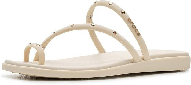 Crocs Women's Miami Toe Loop Sandal Flat | Amazon (US)
