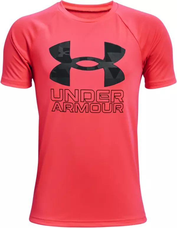 Under Armour Boys' Tech Hybrid Print Fill T-Shirt | Dick's Sporting Goods