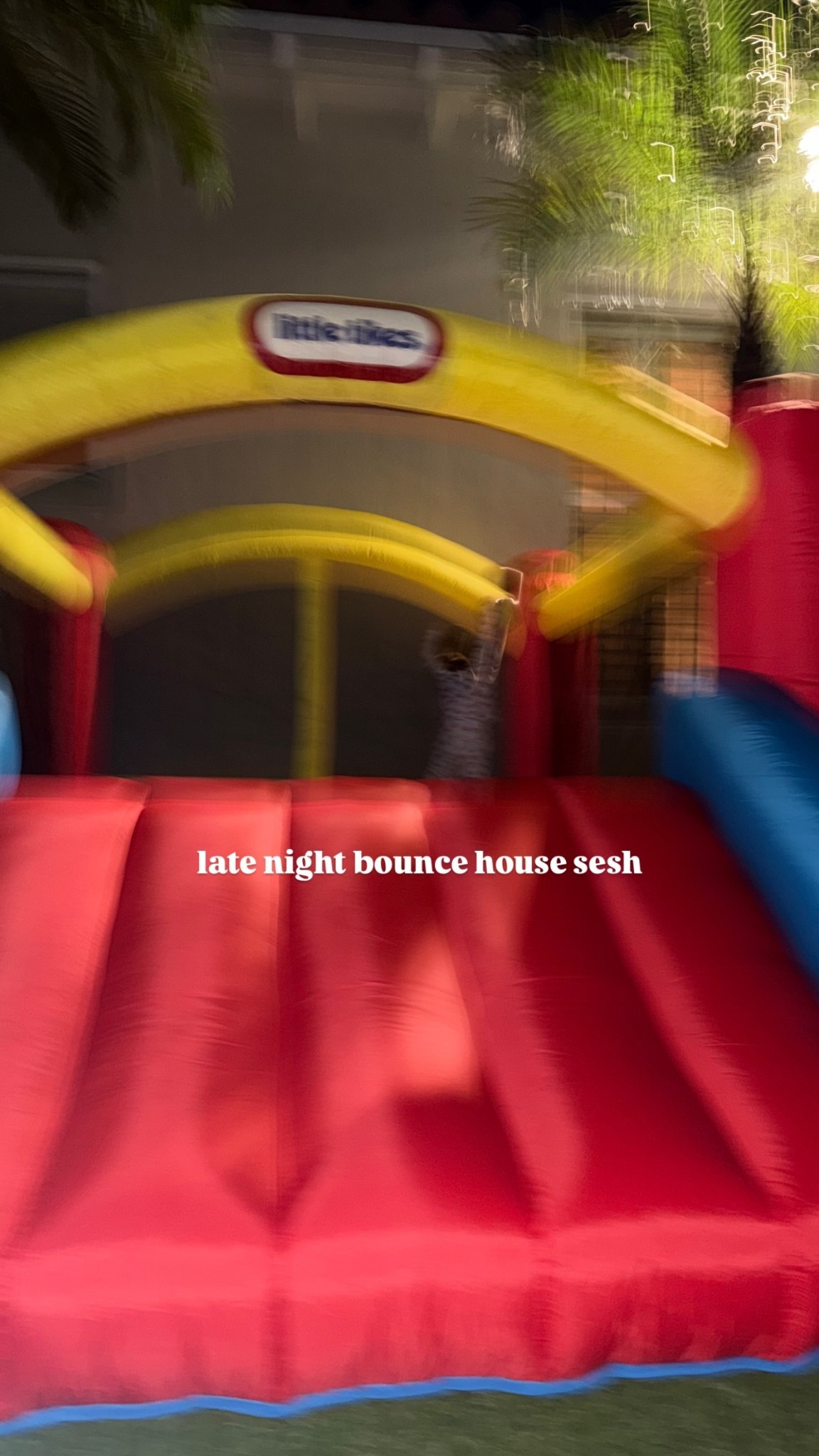late night bounce house sesh