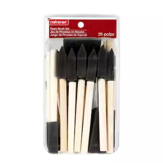 Assorted Foam Brush Value Pack By Craft Smart®, 25 Pack | Michaels Stores