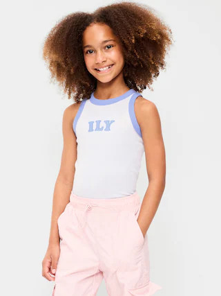 Fitted Tank Top for Girls | Old Navy (CA)