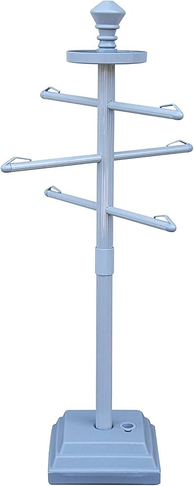 SWIMLINE HYDROTOOLS 89033 Premium Free Standing Poolside Valet Towel Rack Adjustable With Water W... | Amazon (US)