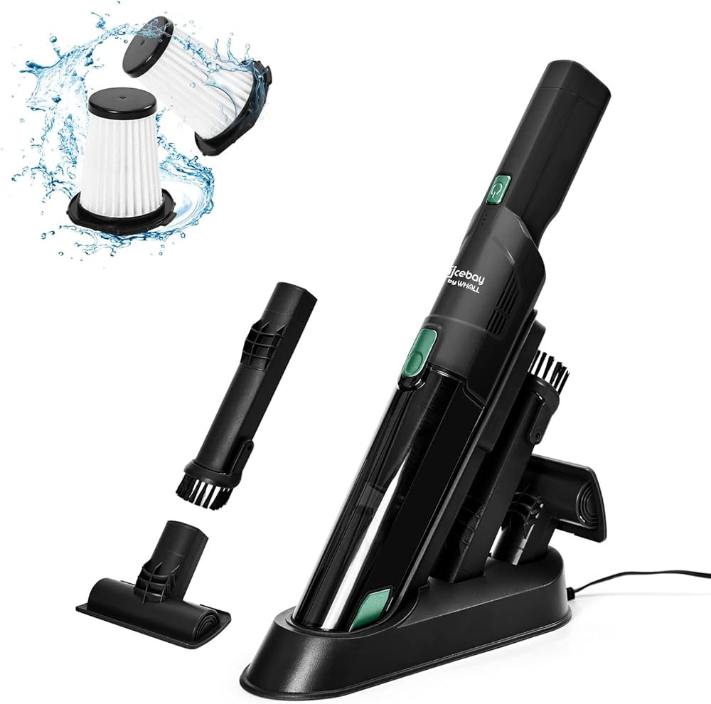 Nicebay Cordless Handheld Vacuum, Hand Vacuum Cleaner 15KPA Powerful Suction with Fast Charging D... | Amazon (US)
