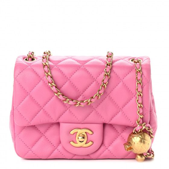 CHANEL

Lambskin Quilted Mini CC Pearl Crush Flap Pink | Fashionphile