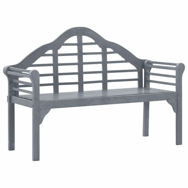 vidaXL Garden Bench Gray Wash 53.1" Solid Acacia Wood | Walmart (US)