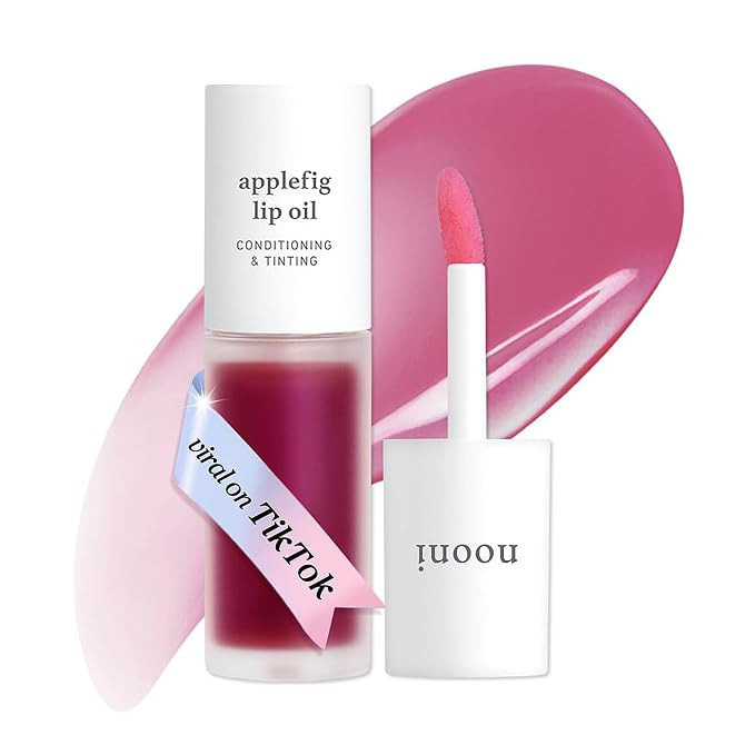 NOONI Korean Lip Oil - Applefig | Long-Lasting, Moisturizing, Plumping, Revitalizing for Dry Lips... | Amazon (US)