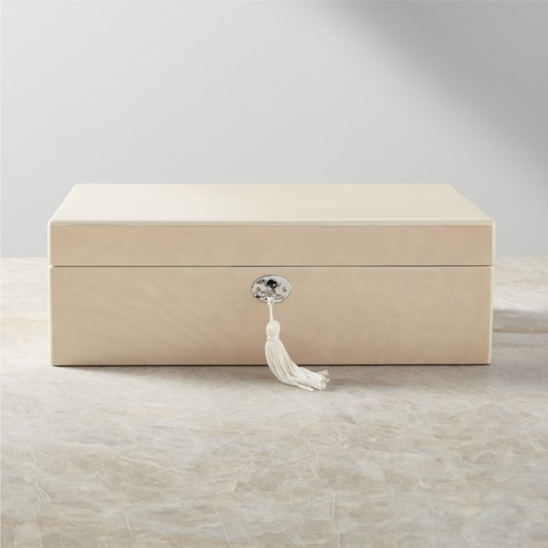Burl Ivory Jewelry Box + Reviews | CB2 | CB2