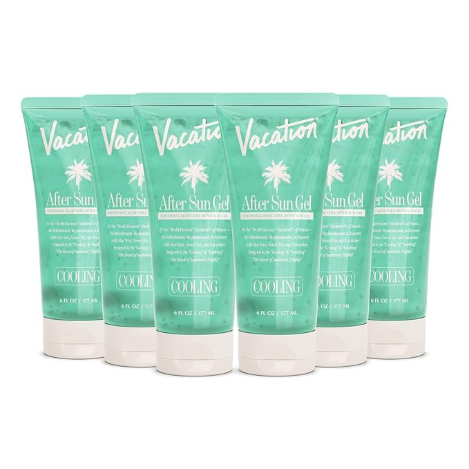 VACATION Mini After Sun Gel, Travel Size Soothing Aloe Vera Gel for Sunburn Relief, Hydrating & C... | Amazon (US)