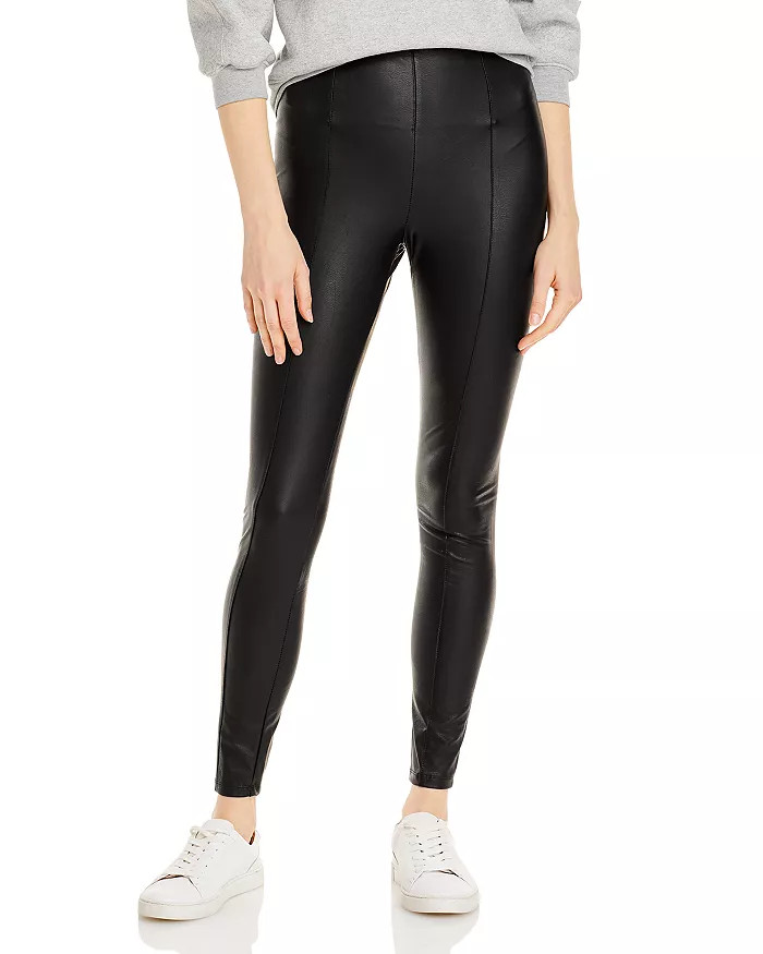 Textured Faux Leather Leggings | Bloomingdale's (US)