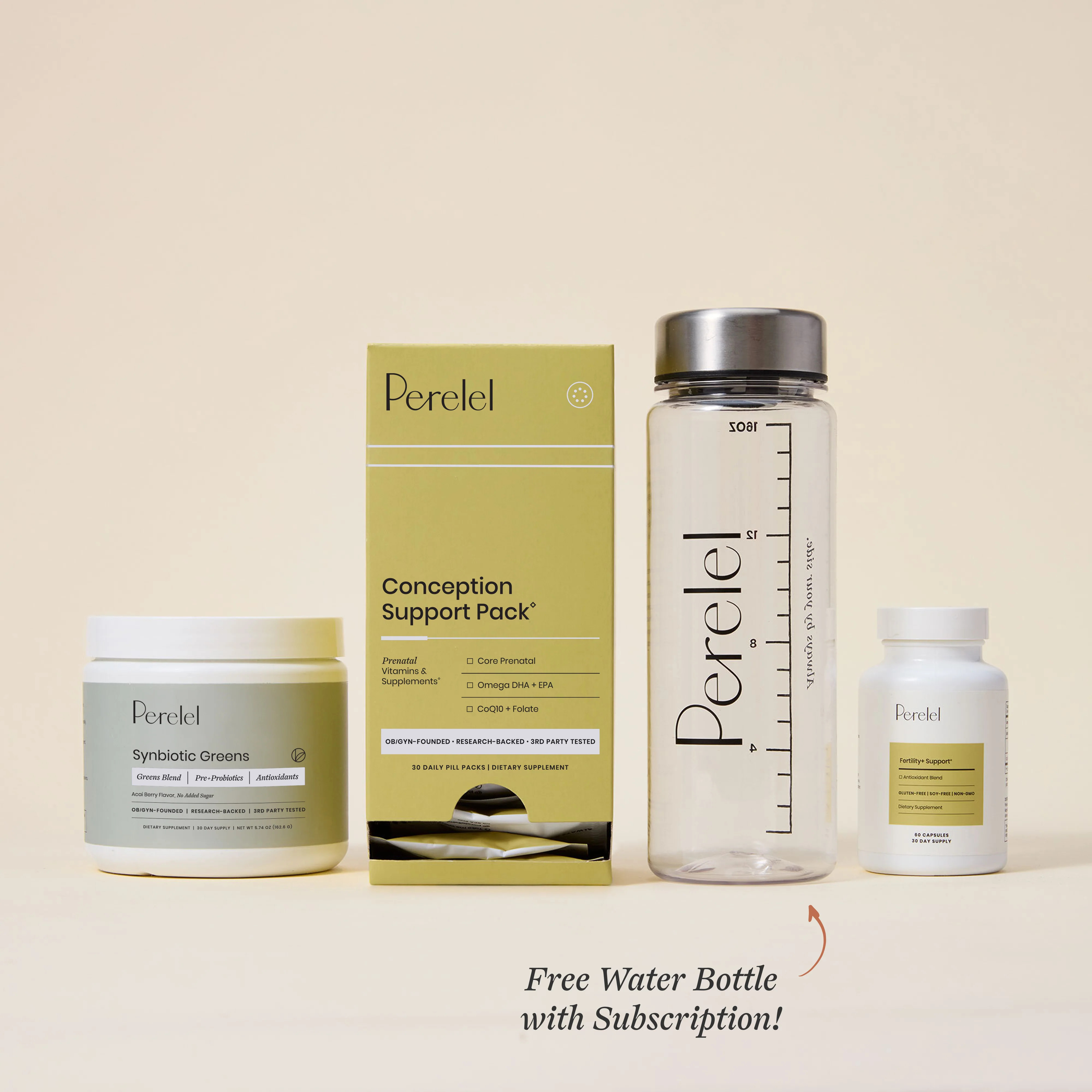 Fertility Supplements Bundle - Complete Support for Trying to Conceive | Perelel Health