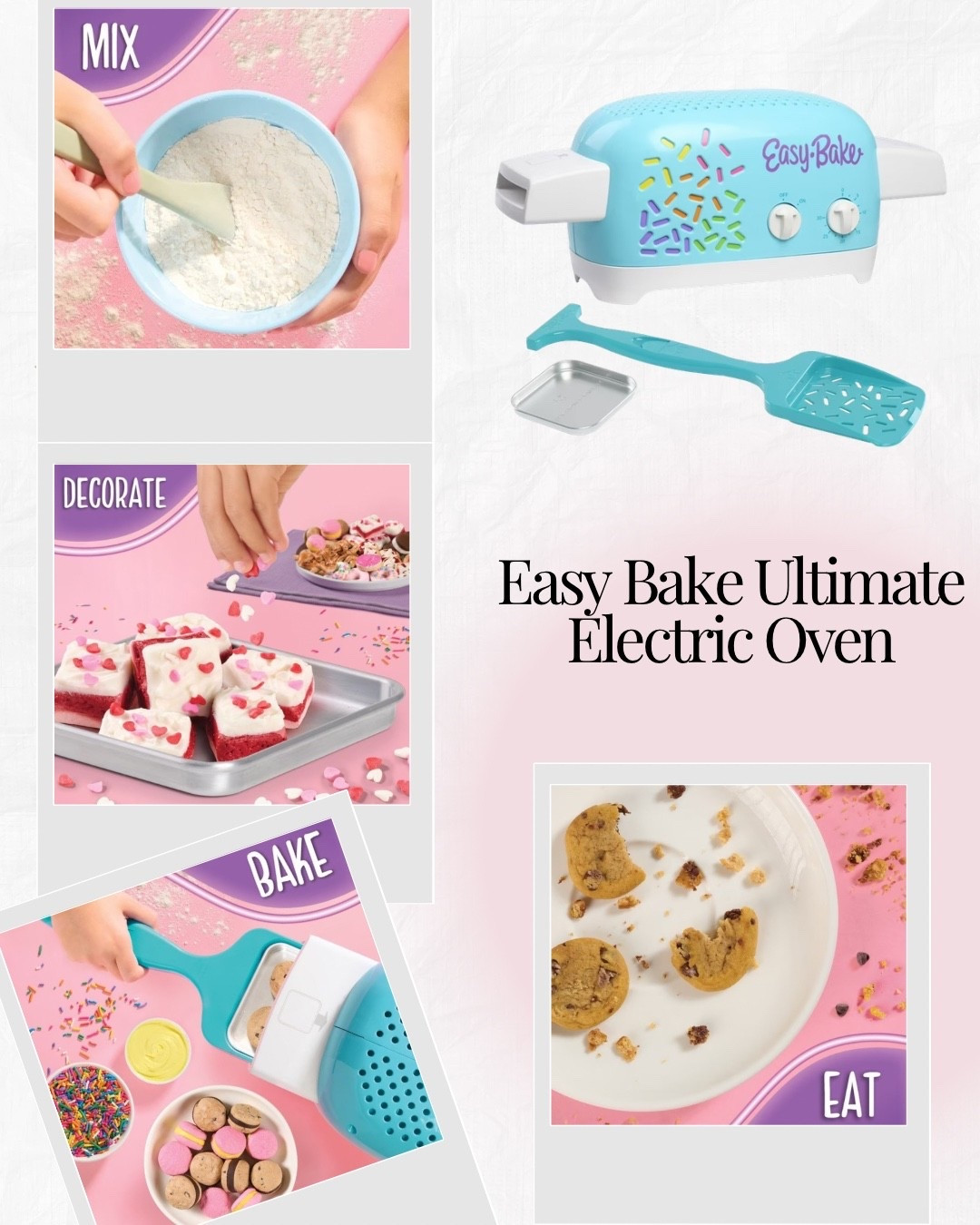 Tell me you were a 90s kid without telling me you were a 90s kid. 😂🧁

The Ultimate Easy-Bake Oven has entered the chat, and suddenly I’m emotionally invested in tiny baked goods again.

Because apparently we grow up… but we never outgrow the Easy-Bake Oven. 🎀

#LTKdayinmylife #LTKmomlife #LTKKids