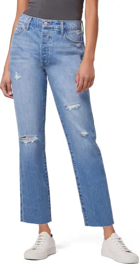 The OG Distressed Straight Leg Ankle Jeans | Nordstrom Rack