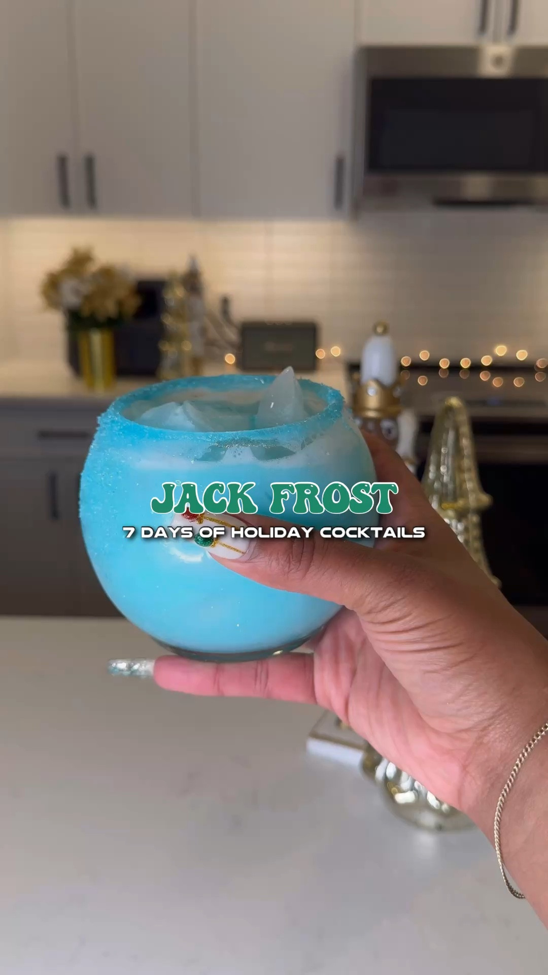 Hello my lovers and friends! Welcome to 7 Days of Holiday Cocktails – Day 2: The Jack Frost Cocktail! ❄️

Here’s what you need to make this frosty, snow globe-inspired drink:
💙 Blue curaçao
🍋 Lemon juice
🥥 Coconut milk
🍍 Pineapple juice
✨ Edible glitter
🍹 Malibu rum @malibudrinksus 

Add ice, shake it all up, and pour into a glass with a blue sugar rim for that extra frosty touch. This drink is as cute as it is delicious! Who’s adding this to their holiday lineup? Cheers! 🥂


#LTKSeasonal #LTKHoliday #LTKWatchNow
