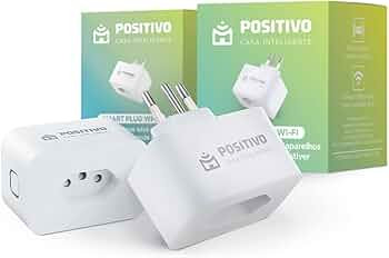 Kit Smart Plug Wi-Fi Positivo Casa Inteligente - Contém 2 Smart Plugues Wi-FI 10A/1000W, ligue e... | Amazon (BR)