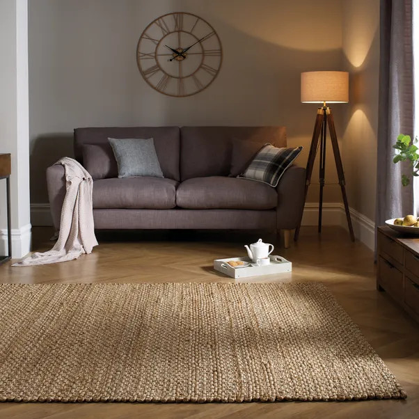 Chunky Jute Woven Rug | Dunelm (migrated)