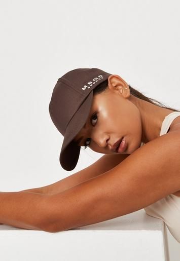 Missguided - Brown MSGD Sports Embroidery Cap | Missguided (US & CA)