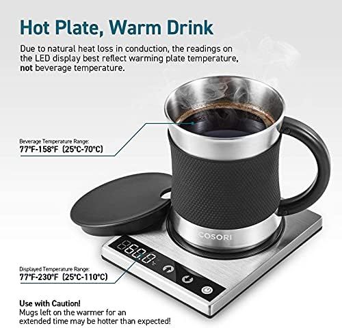 COSORI Coffee Warmer & Mug Set Beverage Cup Warmer for Desk Home Office Use, 1 Count (Pack of 1), El | Amazon (US)
