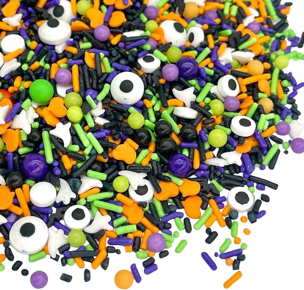 Manvscakes Halloween Sprinkles - Sprinkles For Cake Decorating, Edible Themed Sprinkles For Cooki... | Amazon (US)