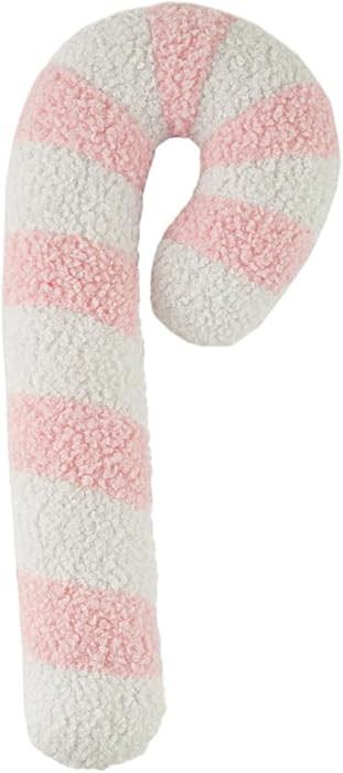 Soft Candy Canes Plush Pillow, 35/53cm Pink Candy Cane Pillow, Cute Christmas Cushions Decoration... | Amazon (US)