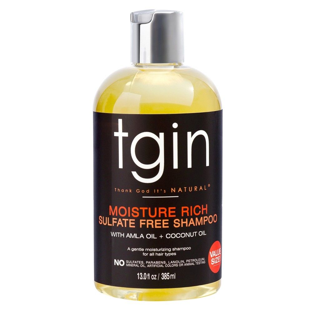 TGIN Moisture Rich Sulfate Free Shampoo For Natural Hair With Amla Oil and Coconut Oil -13 fl oz | Target