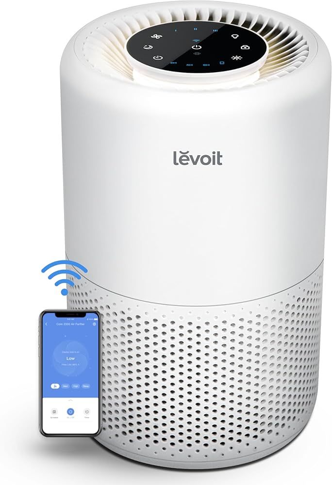 LEVOIT Air Purifier for Home Bedroom, Smart WiFi Alexa Control, Covers up to 915 Sq.Foot, 3 in 1 ... | Amazon (US)