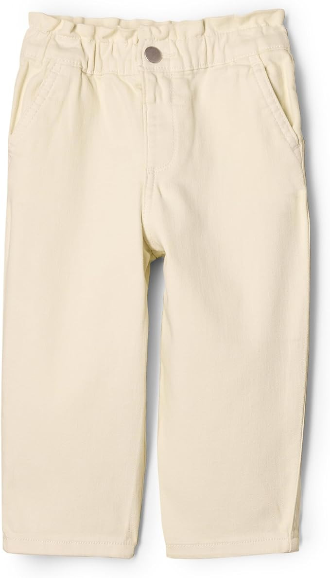 Amazon Essentials x Sofia Grainge Toddlers and Baby Girls' Straight Leg Jean with Ruffle | Amazon (US)