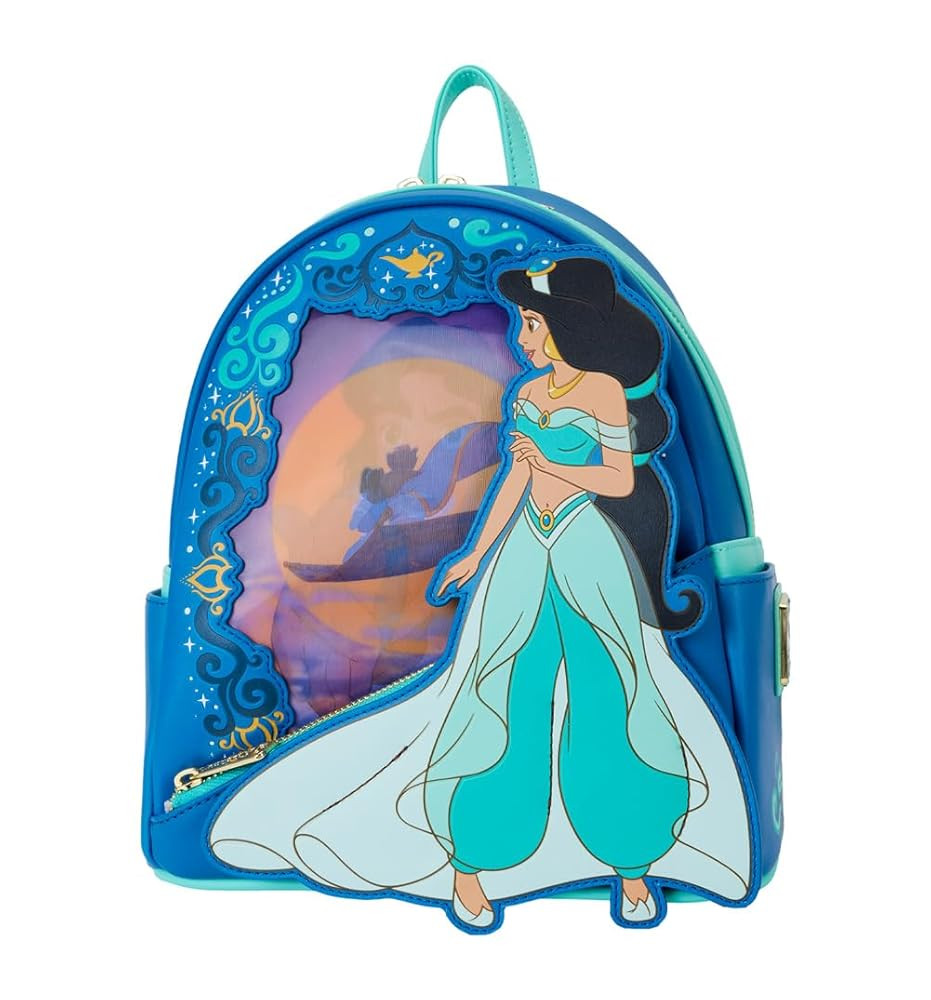 Loungefly Disney Princess Jasmine Lenticular Mini Backpack Disney Standard | Amazon (US)