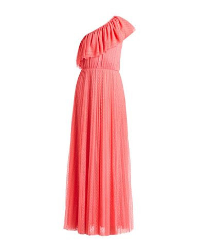 Lorna Woman Maxi dress Coral Size S Polyester | YOOX (US)