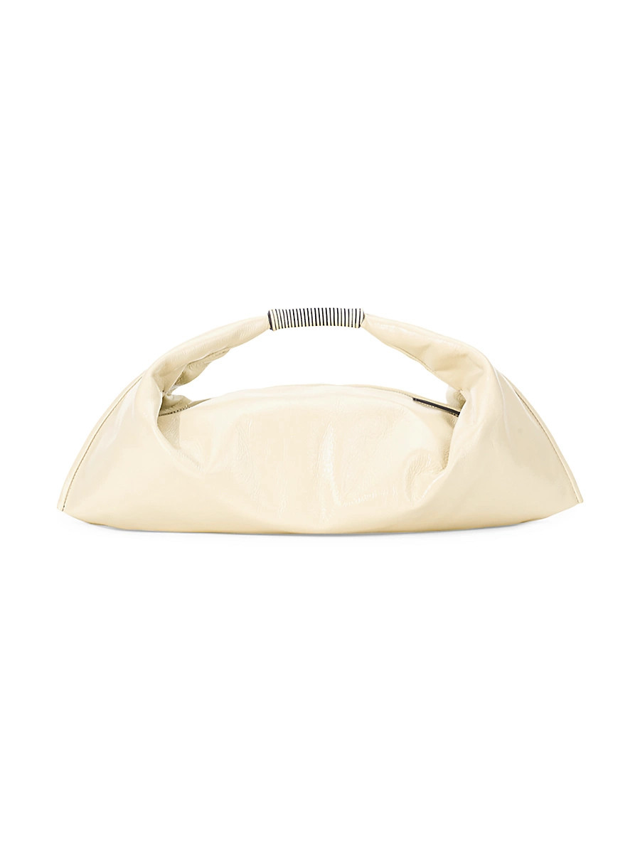 Women's Mini Ronnie Leather Top Handle Bag - Cream | Saks Fifth Avenue