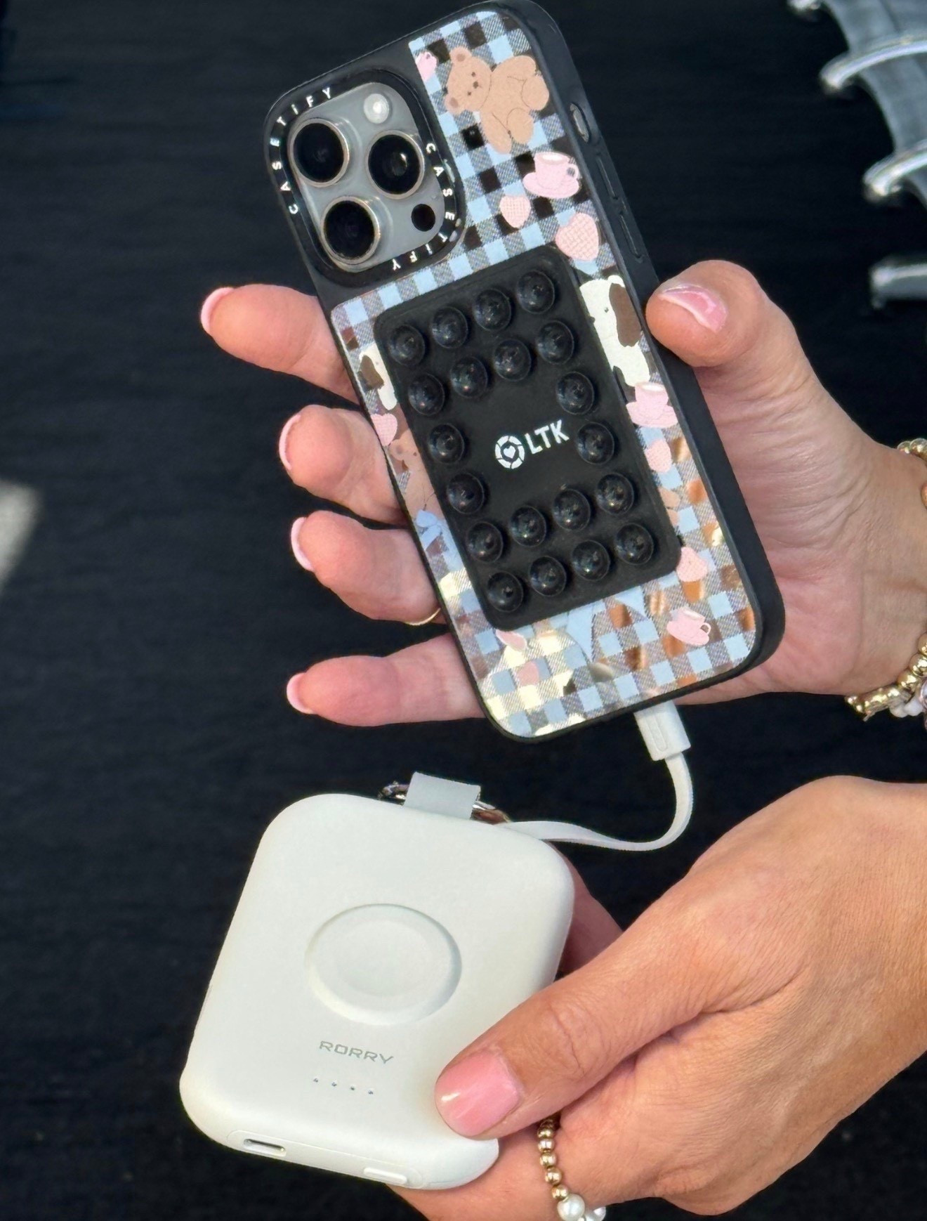 A portable charger is one of those things we never leave the house without, especially when we’re traveling. There’s nothing worse than your phone dying when you need directions, boarding passes, or just to capture a moment. It’s such a simple thing to keep in your bag, but it makes a huge difference and gives you so much peace of mind on the go.

#LTKSeasonal #LTKTravel #LTKdayinmylife