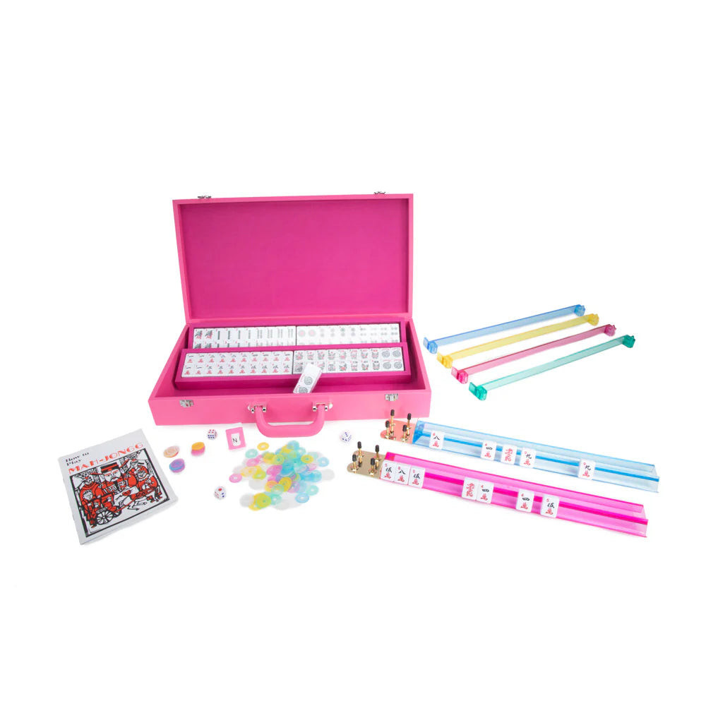Mahjong Set - Pink | The Horseshoe Crab