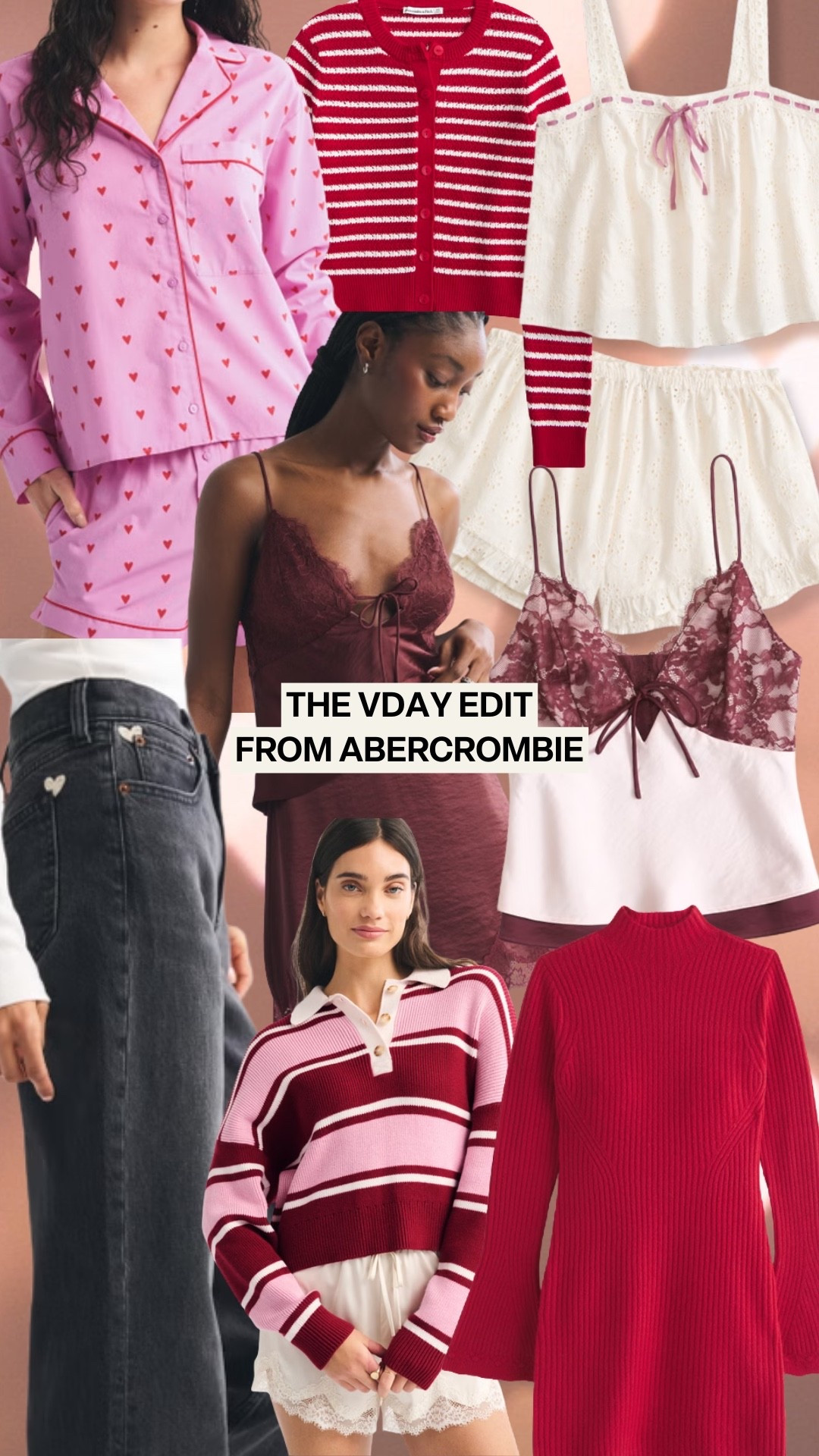 Valentine’s Day Faves from Abercrombie! Code AFKATHLEEN for an additional 15% off! #kathleenpost

Valentines outfits women, Valentine’s Day pjs, valentines pajamas, Valentine’s Day sweaters 

#LTKootd #LTKValentine #LTKSaleAlert