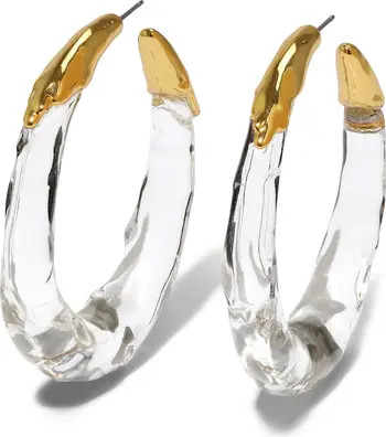 Lucite® Molten Hoop Earrings | Nordstrom