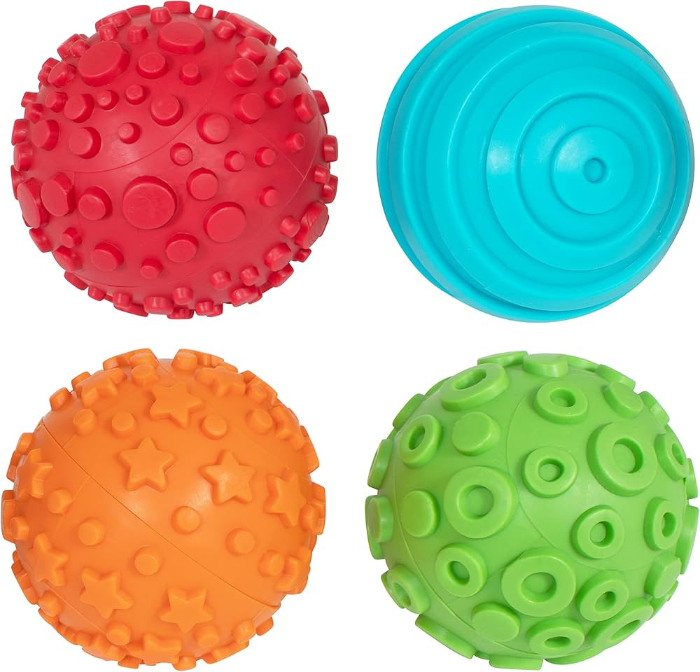 READY 2 LEARN Paint and Dough Texture Spheres - Set of 4 - Ages 2 + - Mix and Match Sensory Fidge... | Amazon (US)