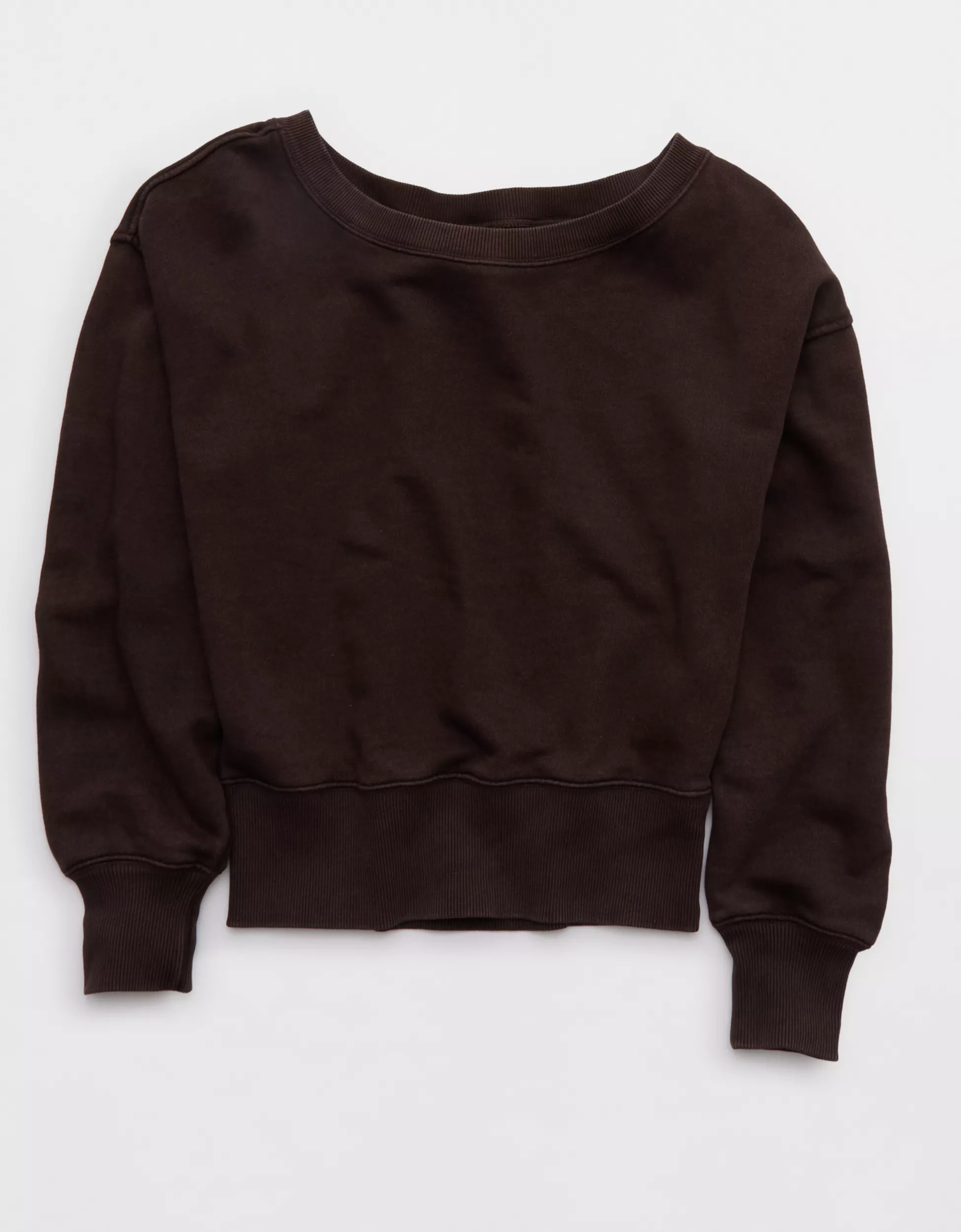 Aerie Go-To Off The Shoulder Sweatshirt | Aerie